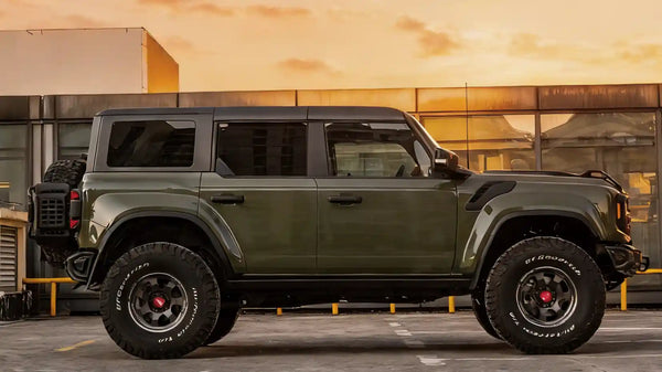 Ford Bronco with carbon fiber upgrades for premium OEM+ build