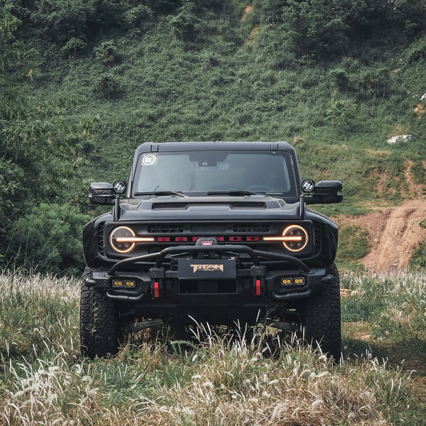 Restyling the Icon: How a Carbon Fiber Grille and Hood Transform the Bronco’s Front Profile