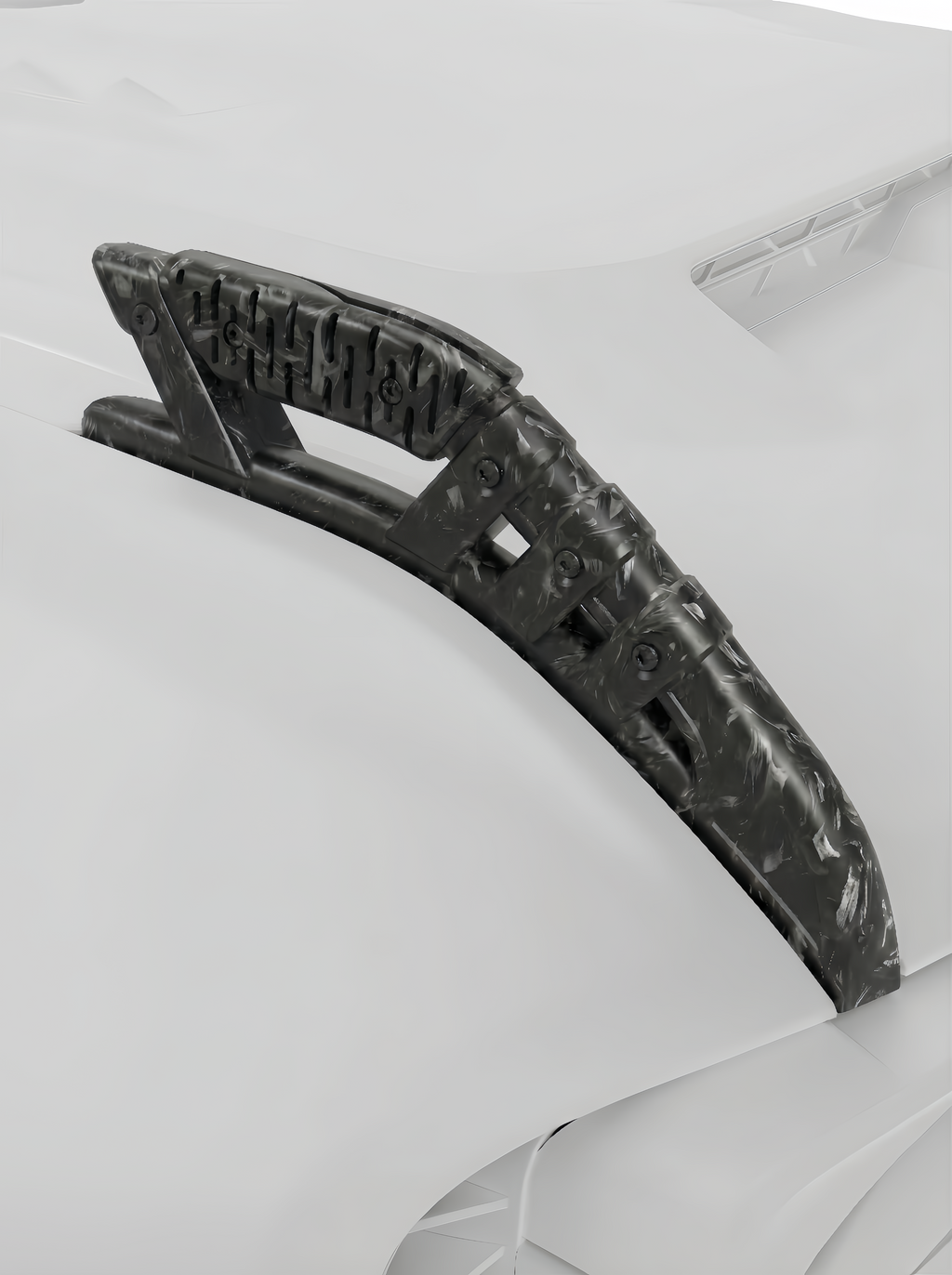 TITAN Carbon Fiber Rainforest Branch Deflector For 2021-2026 Ford Bronco