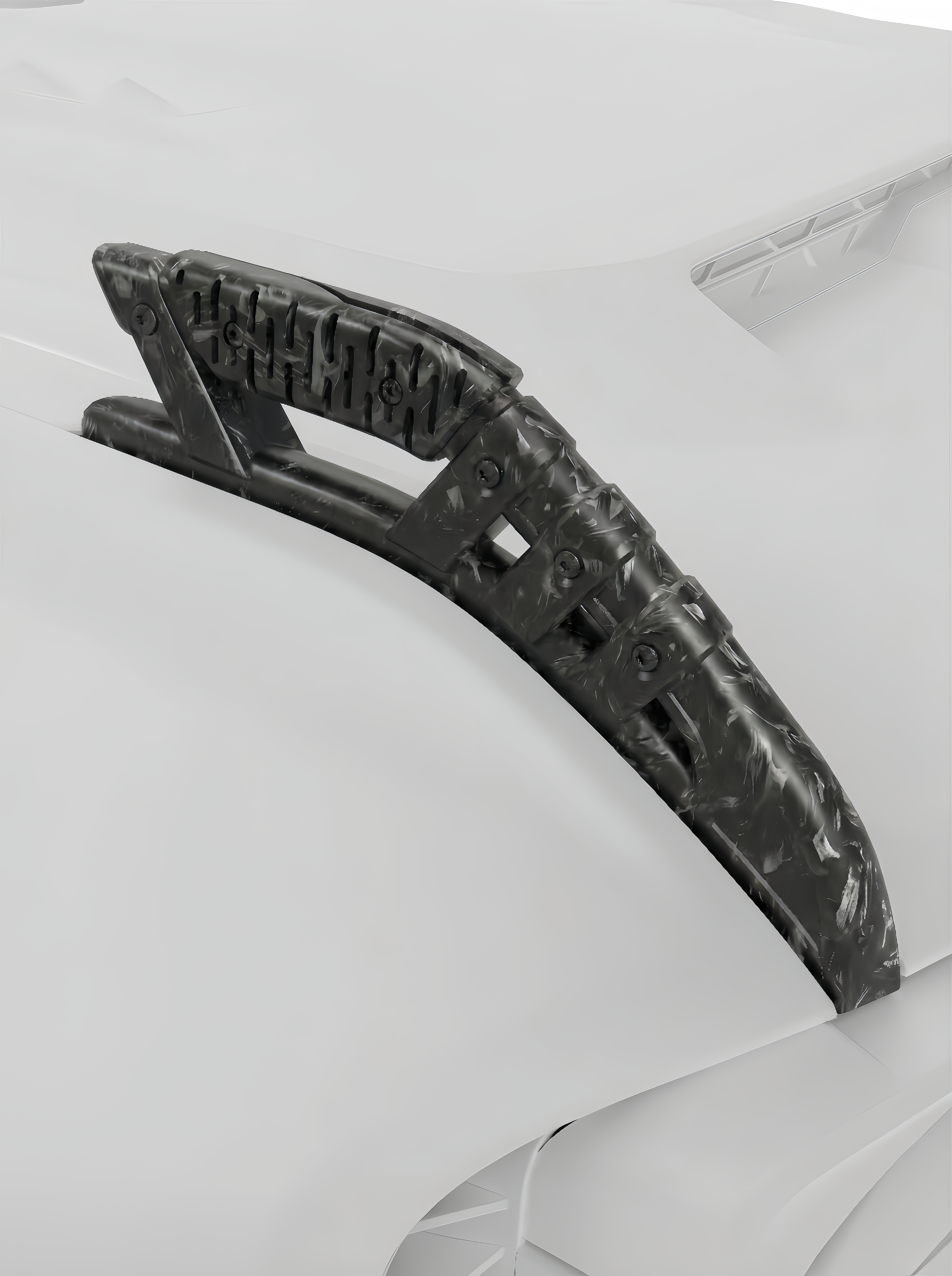 TITAN Carbon Fiber Rainforest Branch Deflector For 2021-2026 Ford Bronco