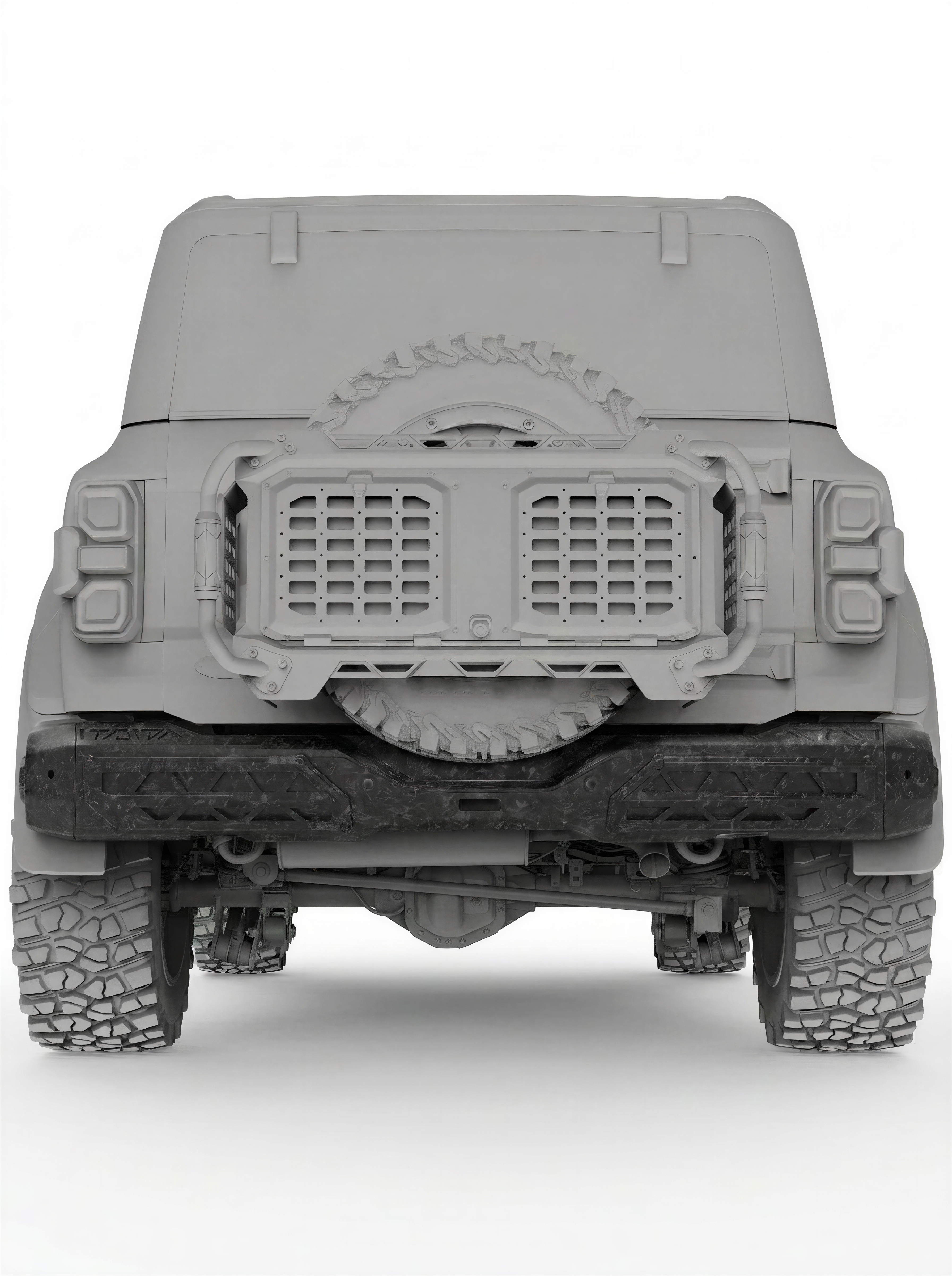 SPARK Carbon Fiber Rear Bumper For 2021-2026 Ford Bronco
