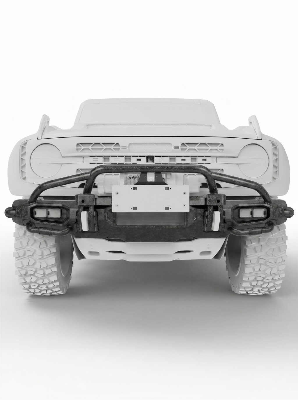 TITAN Carbon Fiber Front Bumper For 2021-2026 Ford Bronco, Excluding Raptor