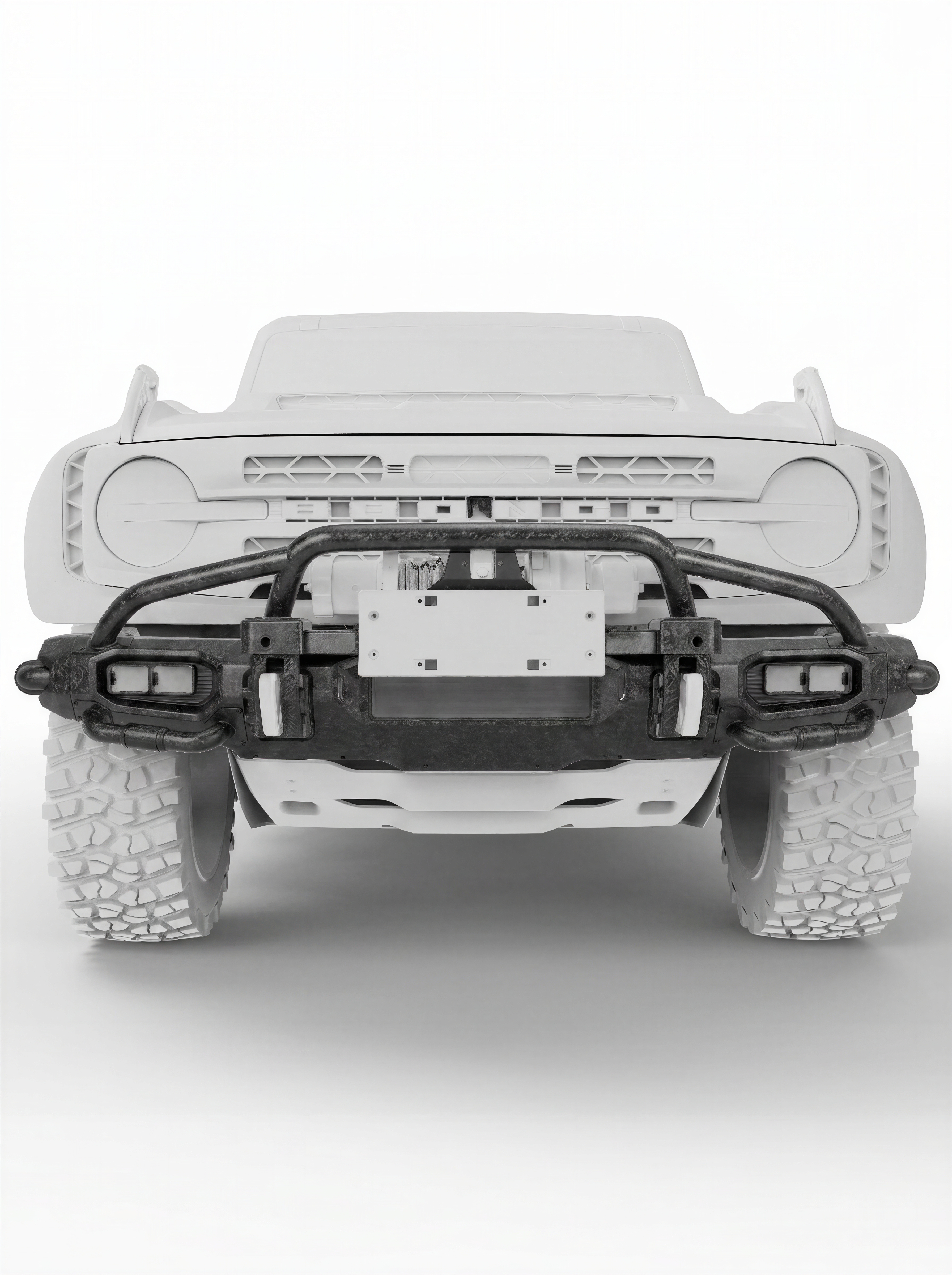 TITAN Carbon Fiber Front Bumper For 2021-2026 Ford Bronco, Excluding Raptor