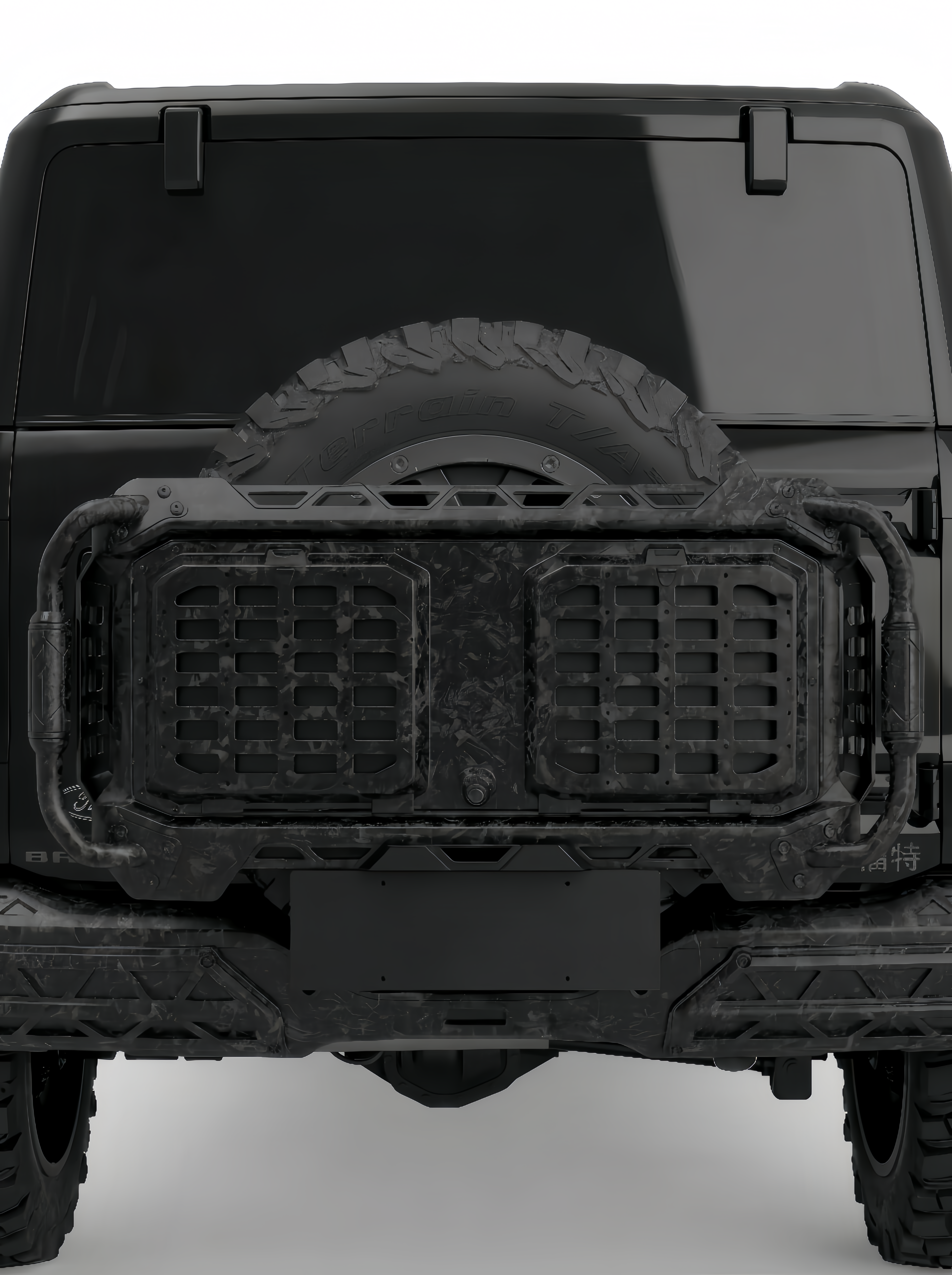 SPARK Carbon Fiber Spare Tire Cover For 2021-2026 Ford Bronco