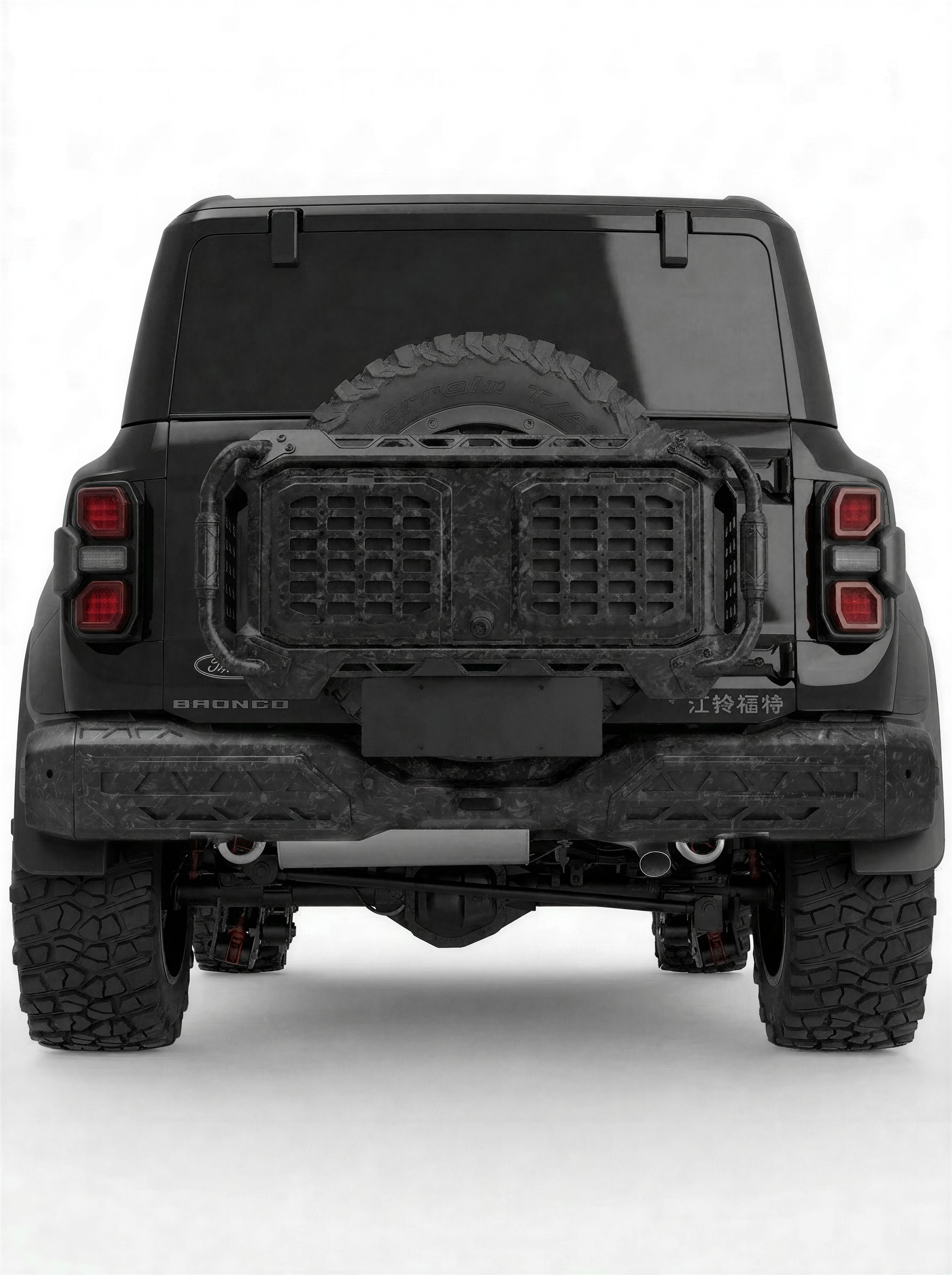 SPARK Carbon Fiber Rear Bumper For 2021-2026 Ford Bronco