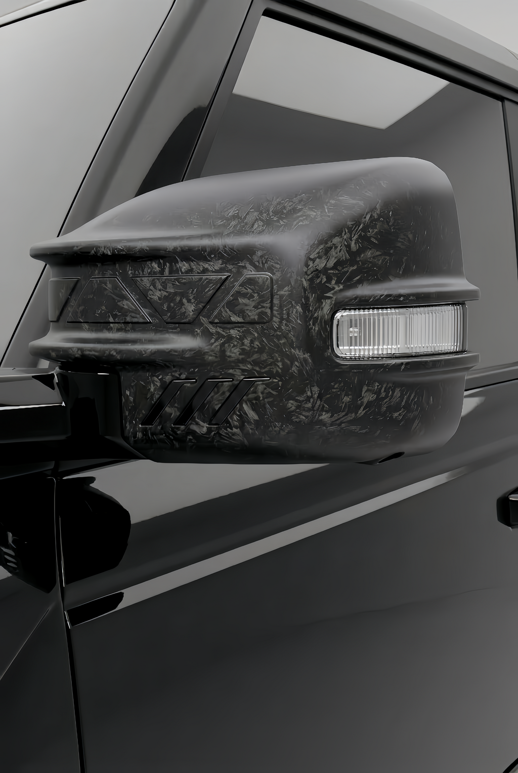 SPARK Carbon Fiber Rearview Mirror For 2021-2026 Ford Bronco, Excluding Raptor