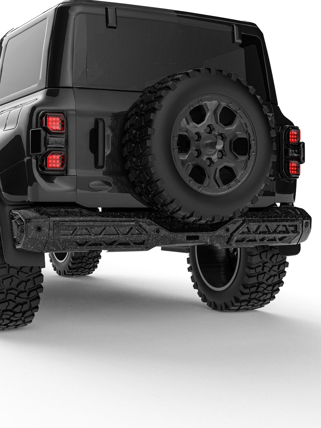 SPARK Carbon Fiber Rear Bumper For 2021-2026 Ford Bronco