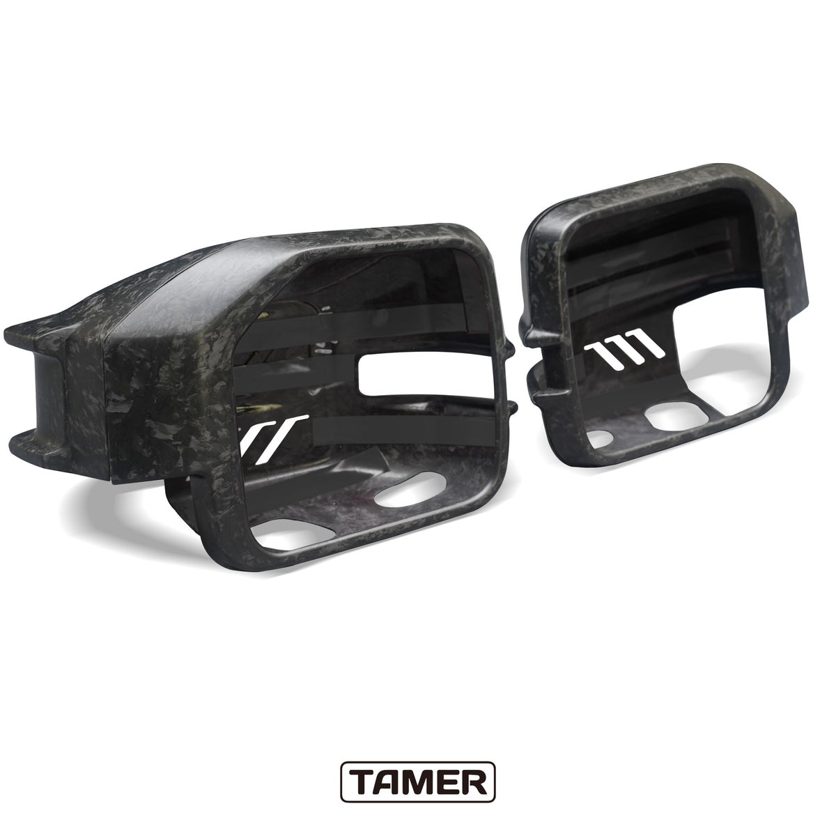 TAMER-Carbon-Fiber-Rearview-Mirror-Cover-For-2021-2026-Ford-Bronco