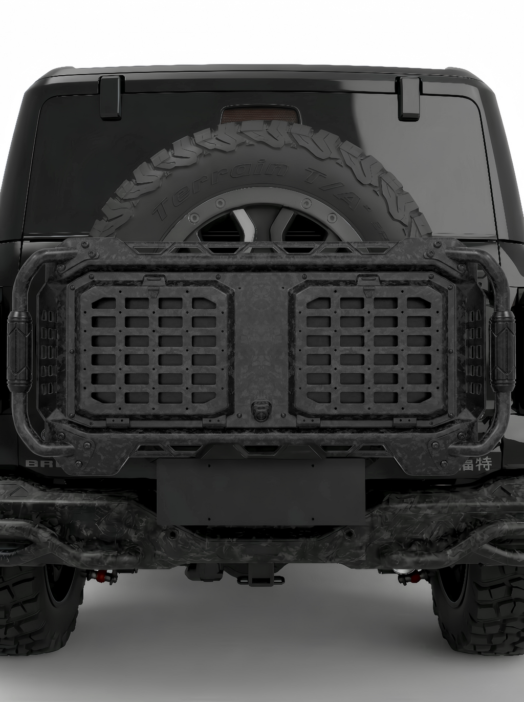 TAMER MULT-FUNCTIONAL SPARE TIRE COVER SYSTEM For 2021-2026 Ford Bronco
