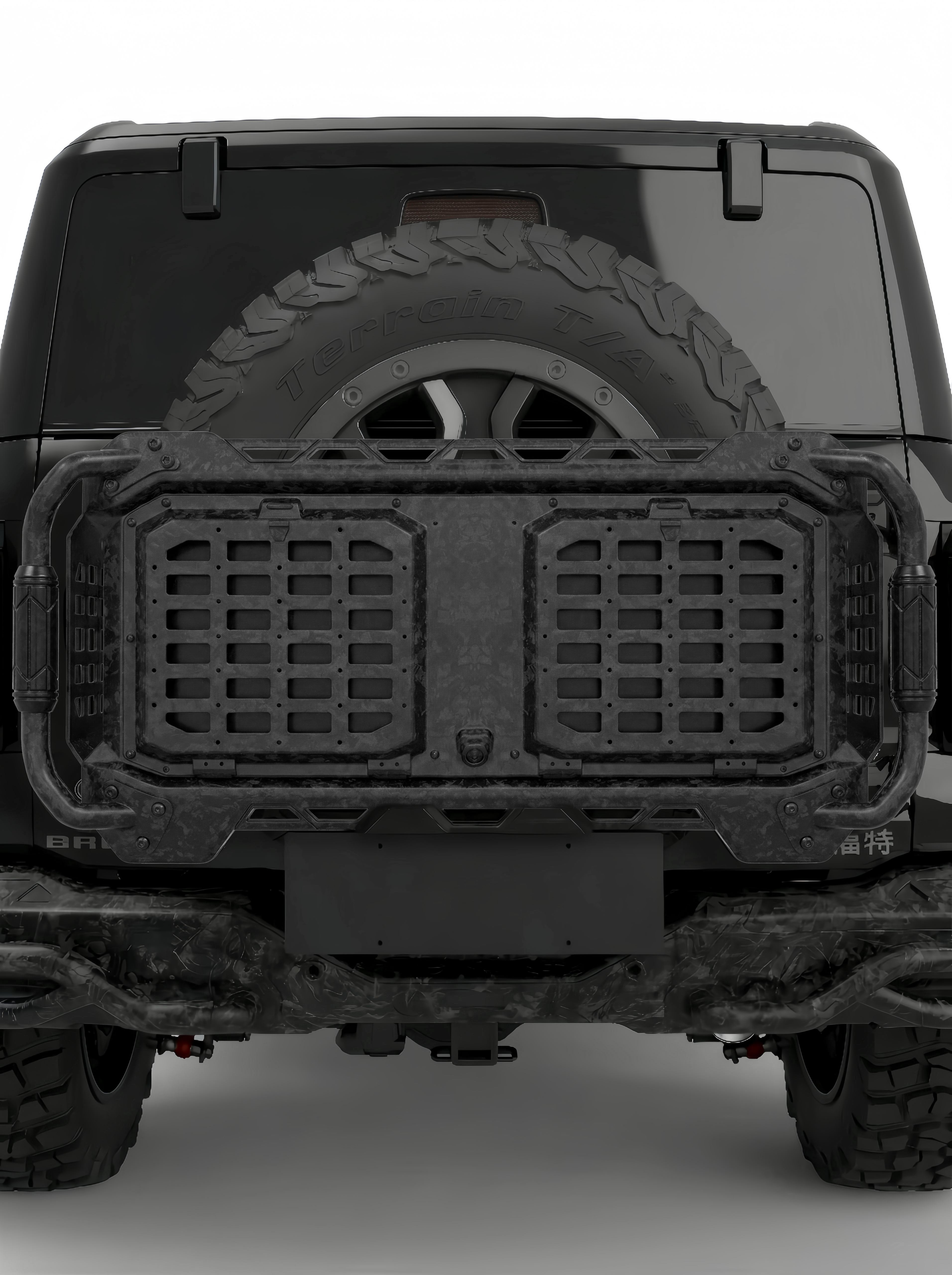 TAMER MULT-FUNCTIONAL SPARE TIRE COVER SYSTEM For 2021-2026 Ford Bronco