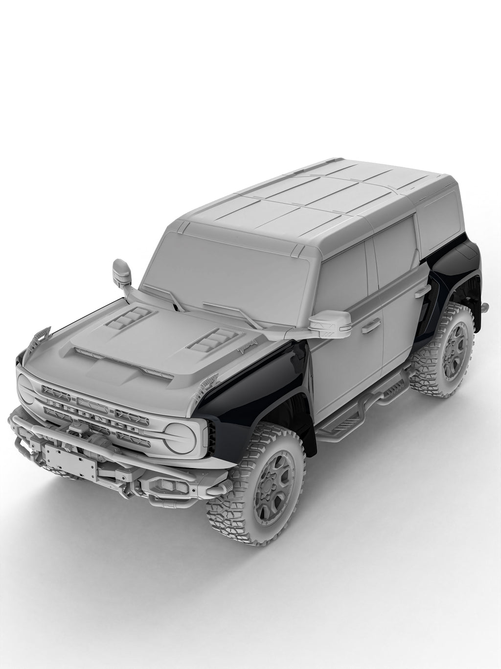 TITAN Carbon Fiber Fender Kit For 2021-2026 Ford Bronco