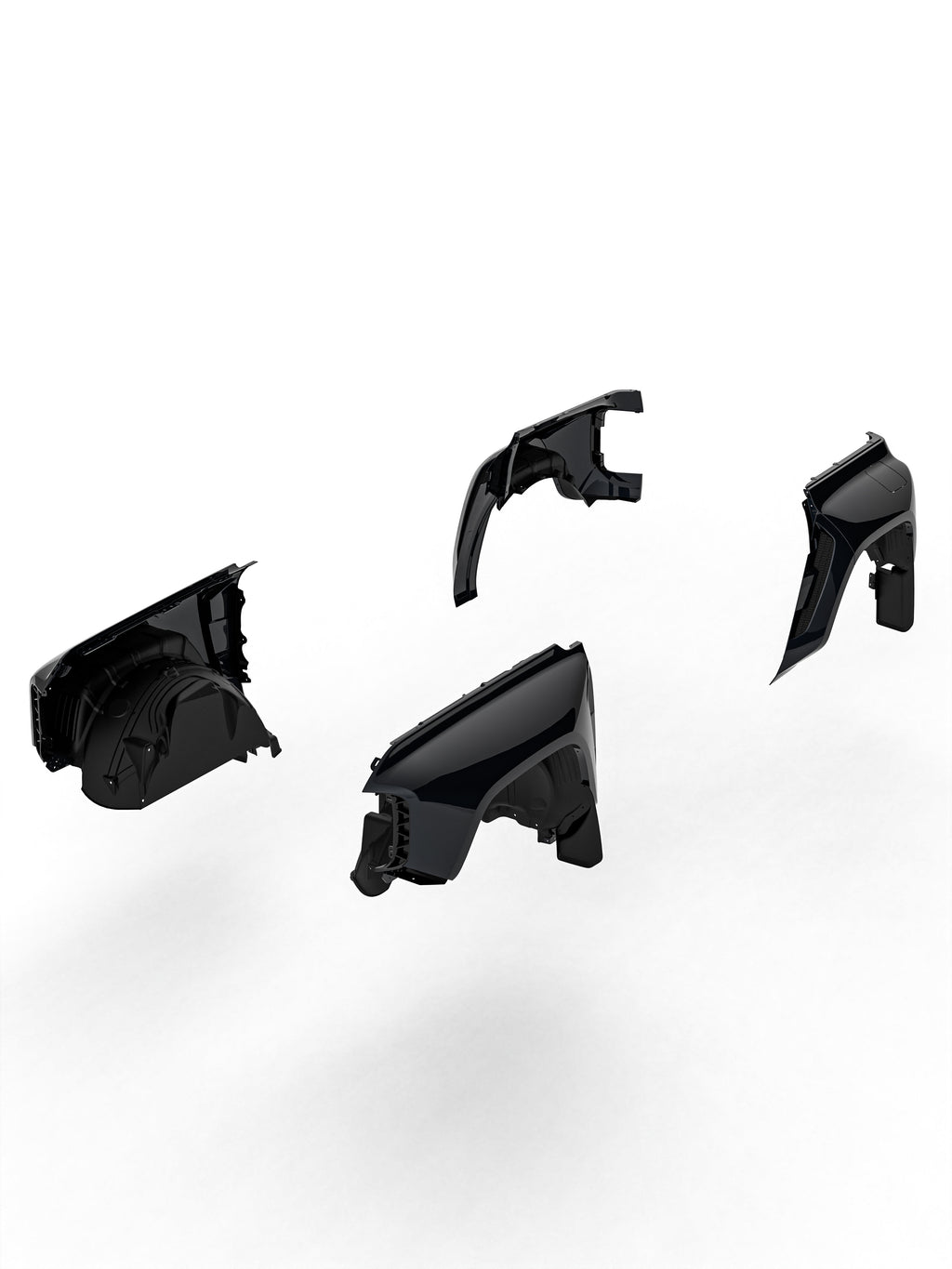 TITAN Carbon Fiber Fender Kit For 2021-2026 Ford Bronco