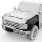 TITAN Carbon Fiber Front Fender Kit For 2021-2026 Ford Bronco