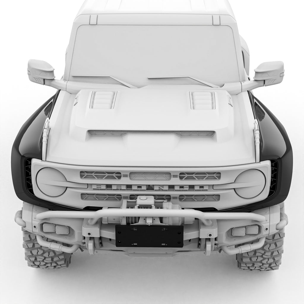 TITAN Carbon Fiber Front Fender Kit For 2021-2026 Ford Bronco