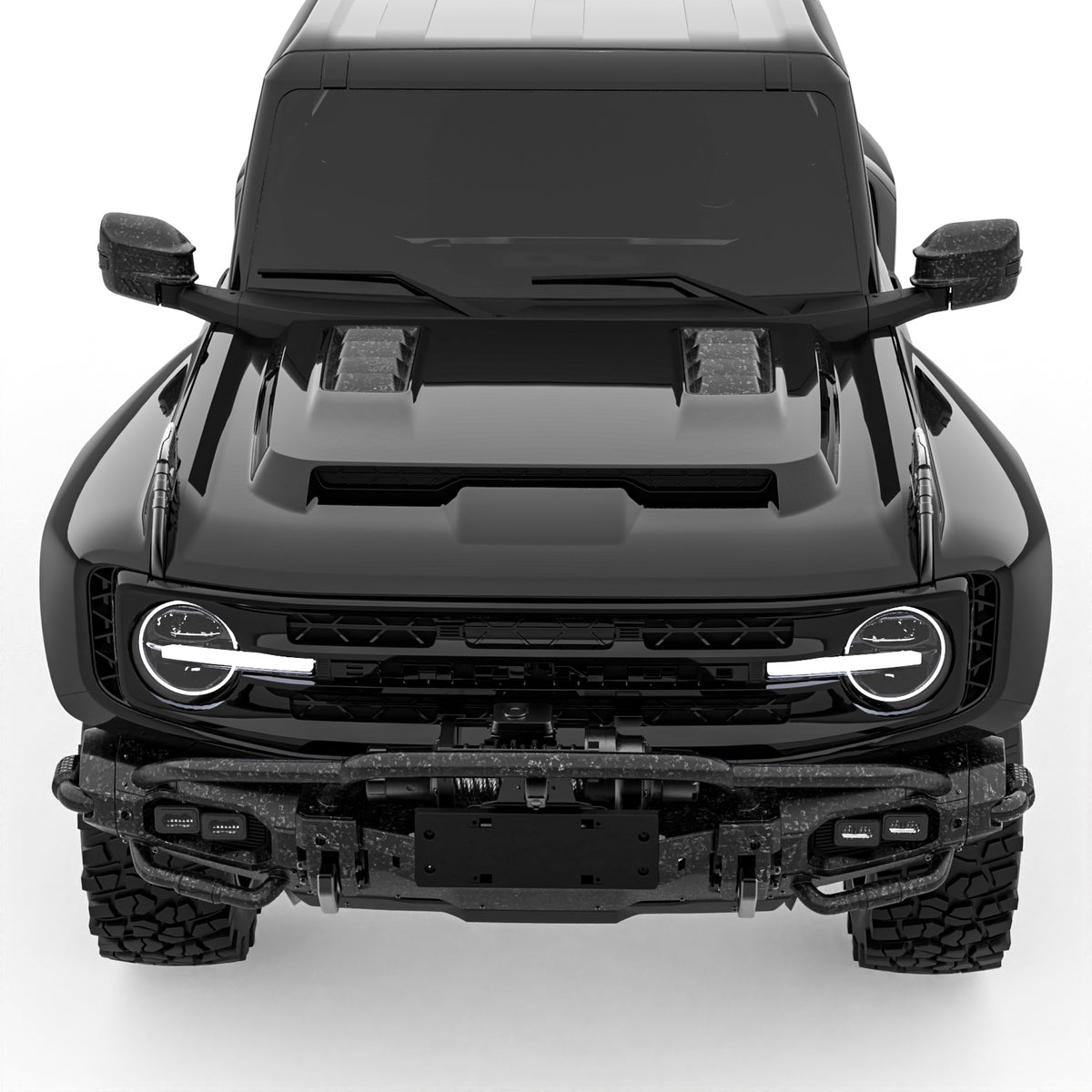 TITAN Carbon Fiber Front Fender Kit For 2021-2026 Ford Bronco