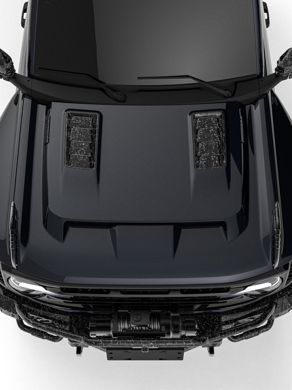 TITAN Carbon Fiber Hood For 2021-2026 Ford Bronco
