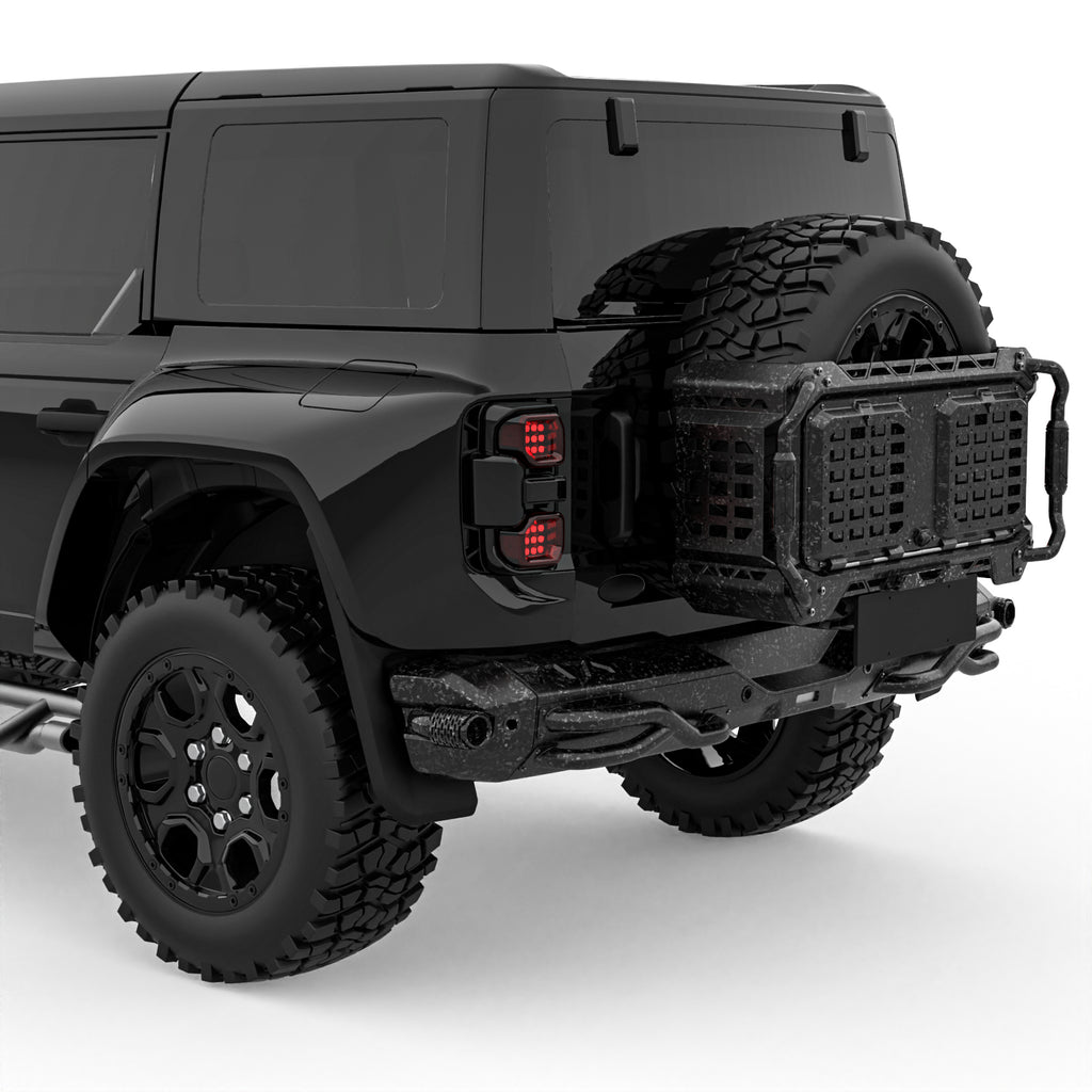 TITAN Carbon Fiber Rear Fender Kit For 2021-2026 Ford Bronco
