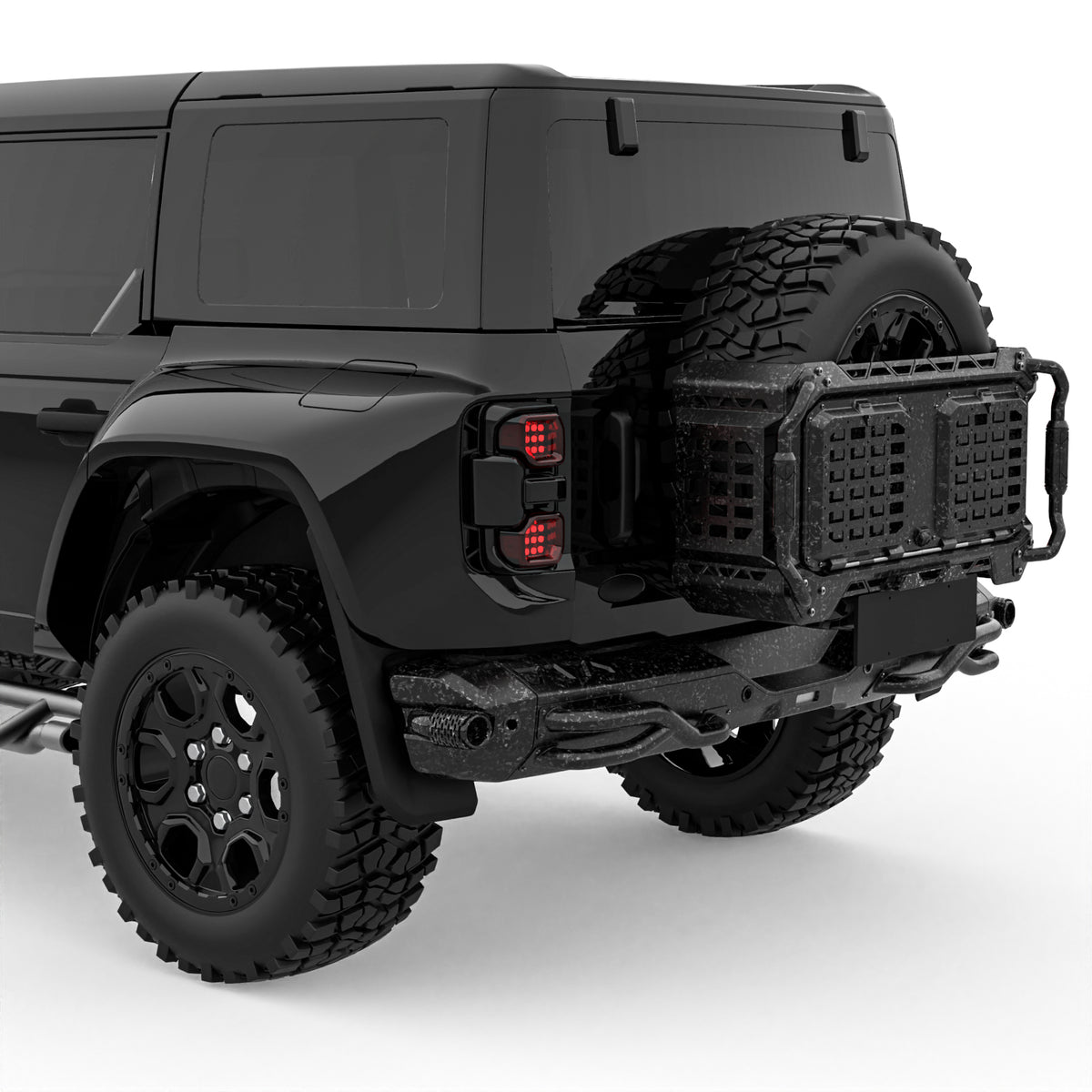 TITAN Carbon Fiber Rear Fender Kit For 2021-2026 Ford Bronco
