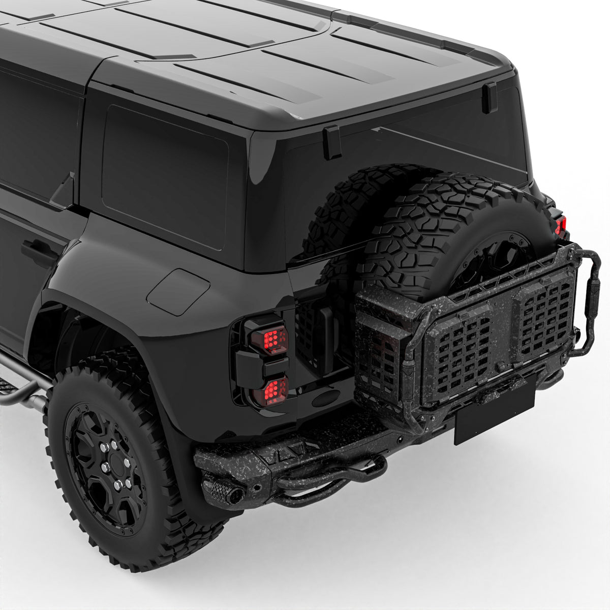 TITAN Carbon Fiber Rear Fender Kit For 2021-2026 Ford Bronco