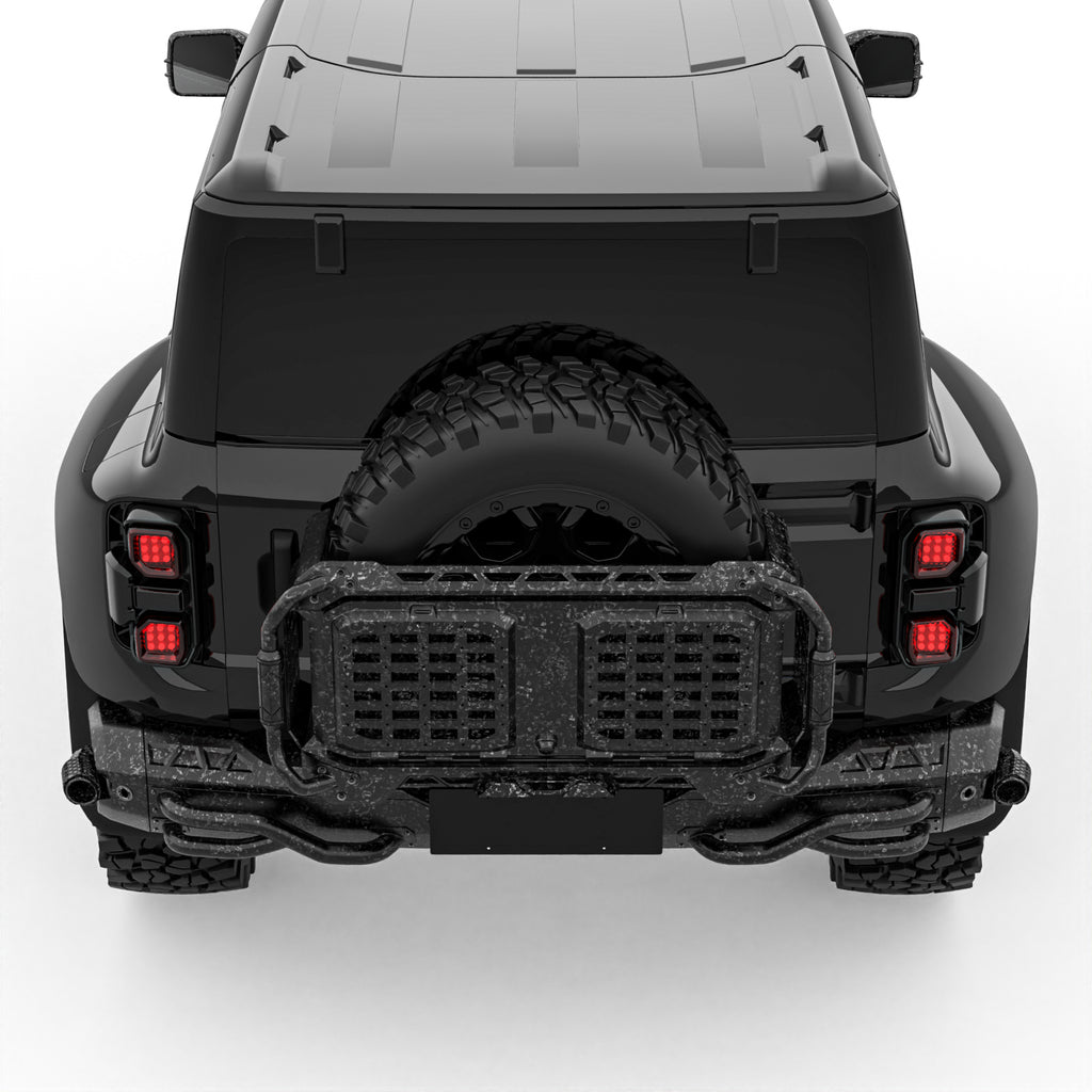 TITAN Carbon Fiber Rear Fender Kit For 2021-2026 Ford Bronco