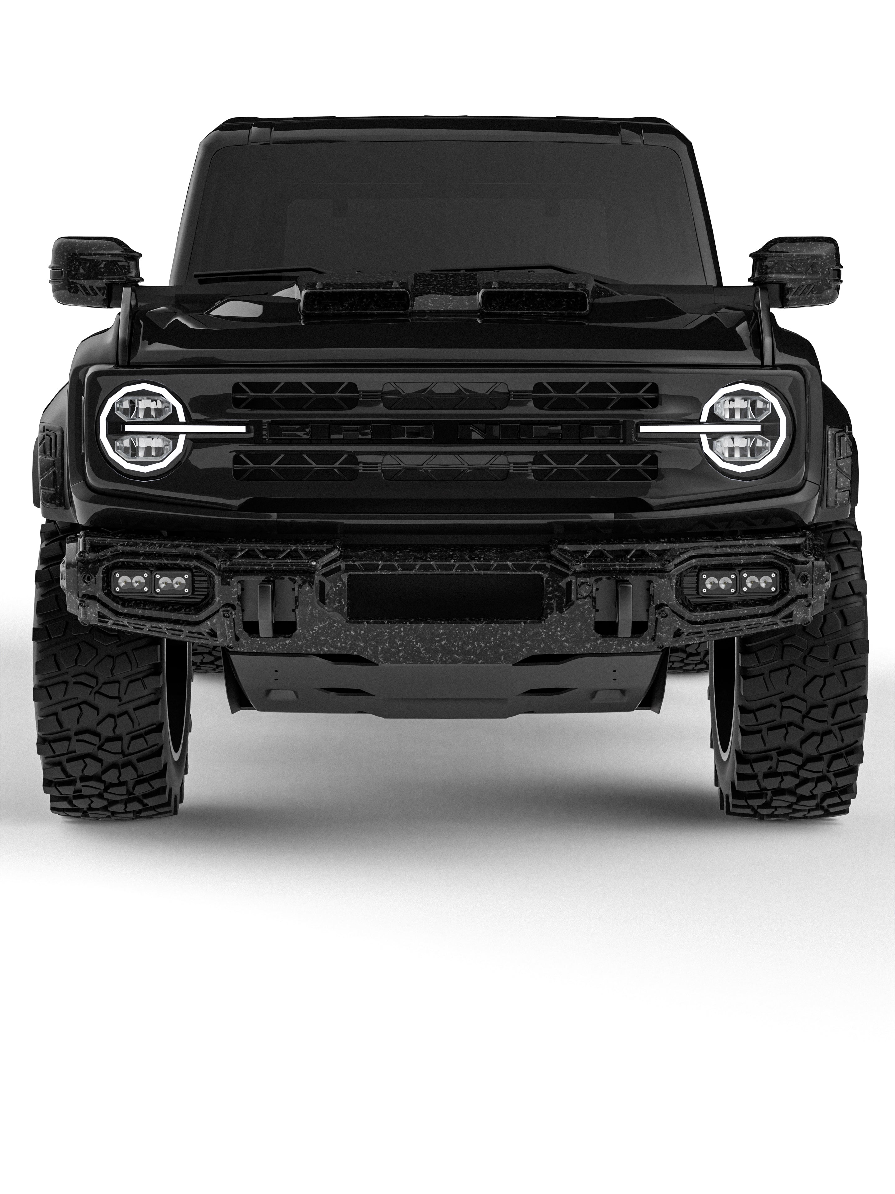 SPARK Carbon Fiber Front Bumper For 2021-2026 Ford Bronco