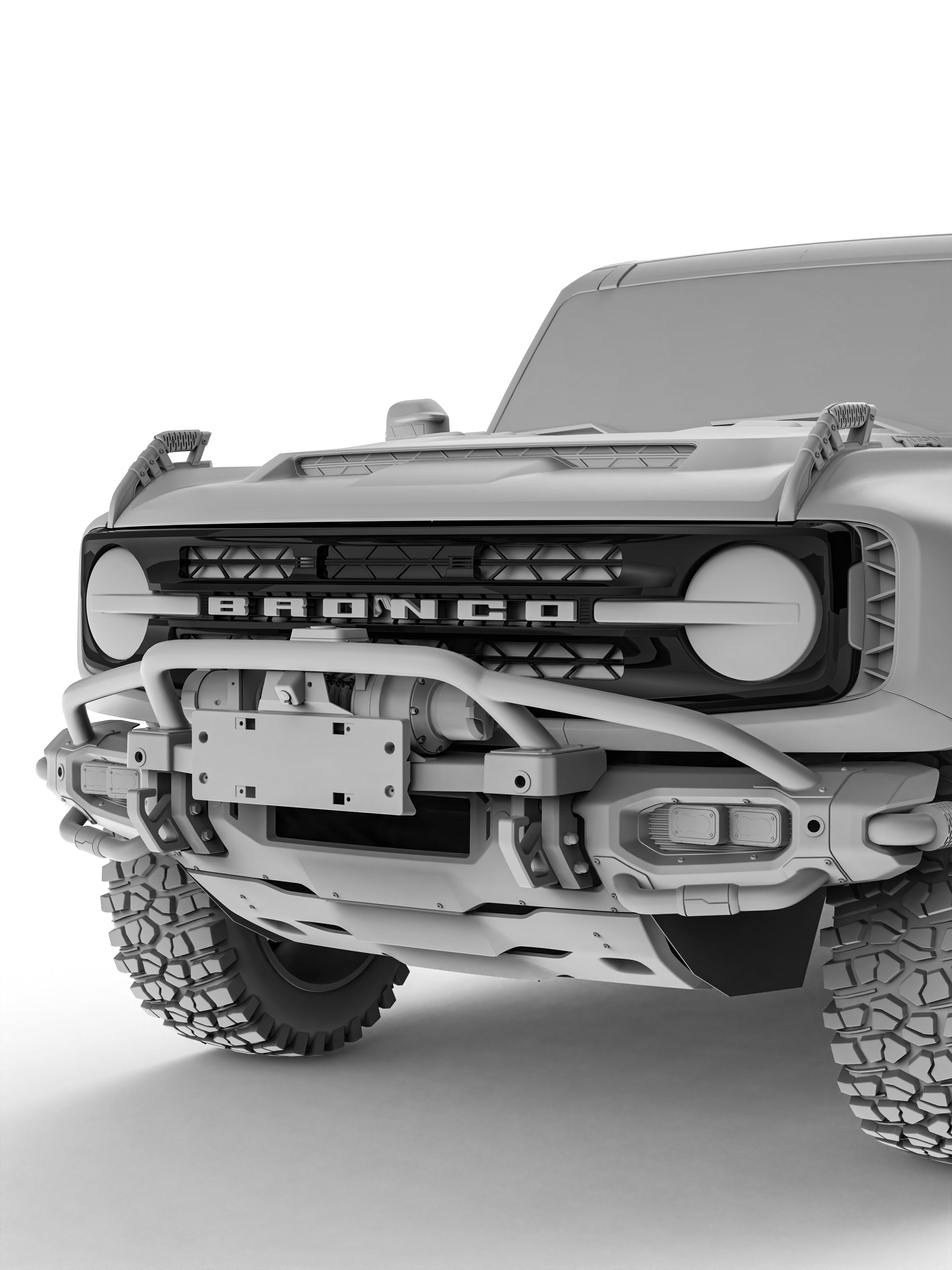 TAMER GRILLE For 2021-2026 Ford Bronco